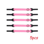 1/5pcs Change Size Sport Eyewear Strap Non Slip Anti Drop Fixer Glasses Cord Elastic Silicone Rope for Kid Adults Glasses Strap
