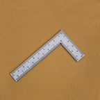 T Tulead Mini L Shaped Ruler Measuring Tool Carpenter Square Stainless Steel Woodworking Square Ruler