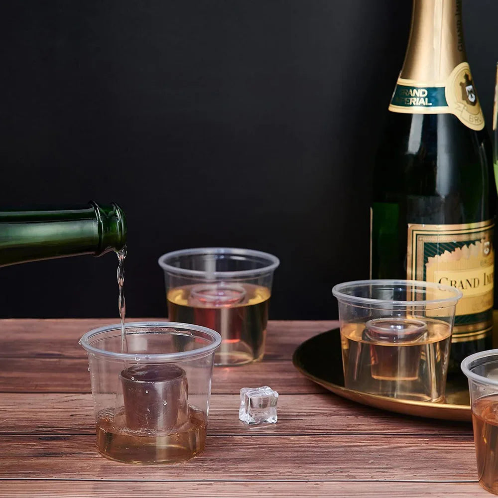Disposable Jager Shot Glasses Plastic Shot Cups Perfect for Wedding, Thanksgiving, Halloween, Christmas Party