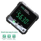 IP54 4x90° Portable Digital Inclinometer LCD Backlight Digital Protractor Slope Meter Digital Angle Ruler Single Side Magnetics