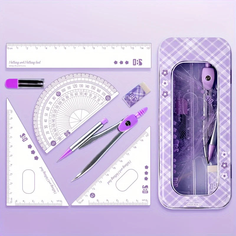 1 Set of Rulers, Flexible and Not Easy to Break, with Clear Scales for Accurate Measurement, Suitable for Students, Exams, Study, Office, Drawing, and Measuring Stationery