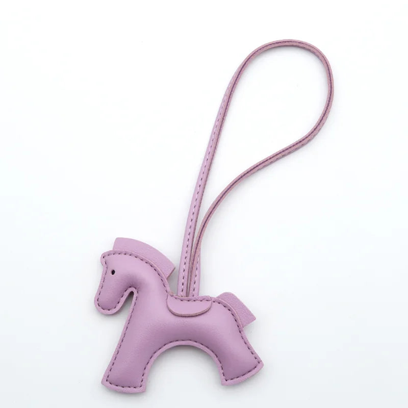 Women'S Bag Pony Keychain Pendant High Quality Horse Ornament Handmade Stitching Charm Fashion Accessory Gift