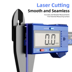 TINSOL 150mm High Precision Digital Caliper Carbon Fiber Reinforced Electronic Vernier Caliper LCD Display Auto Off for Jewelry