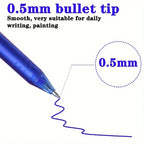 8/4pcs Erasable Gel Pen  Multi-Color0.5mm Tip Painting Writing Drawing School Black Blue Red Pink Orange Green Purple Light Blue