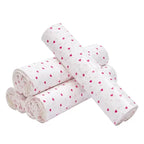 50Pcs New Pink Courier Bags Bow Heart Pattern Poly Frosted Self-Seal Shoe Bag PE Delivery Envelope Mailer Mailing Bags Organizer