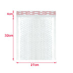 Bulk 50 Shockproof White Foam Envelope Bag Self-sealing Padded Mail Bubble Bag Envelope Shipping Office Packaging Parcel