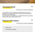 1pc EVA Protective Case for Keyboard, Waterproof Travel Storage Bag Fits 61 Key 87 Key 104 Key Full Size Mechanical
