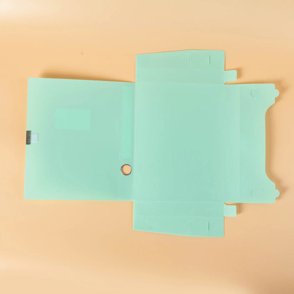 Morandi file box, A4 folder, file box, Velcro fastener storage bag, data book, office storage box