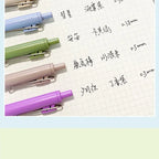 1+3 Refill Japan UNI Gel Pen Small Thick Core 0.38mm Smooth Quick Dry UMN-SF-38 Upgrade UniBall One Black School Supplies