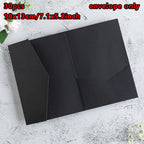 30pcs 18x13cm Green Envelopes for Wedding Invitation Small Business High-grade 250g Paper Stationery Supplies Storage Bag