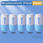 2 in 1 Thermal Paper Correction Fluid with Unboxing Knife Durable Home Anti Peep Identity Protection Fluid Eraser Stamp
