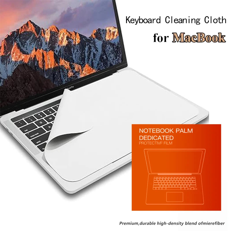 Screen Keyboard Protection Microfiber Liner Cleaning Cloth For MacBook Air 13" Pro 14" 15" 16"