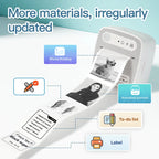 DOLEWA B3 Portable Mini Printers Wireless Bluetooth Inkless Sticker Maker Printer Tag Price Machine for Office School Kitchen