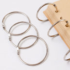 1-10PCS Binder Rings Loose Leaf Metal Book Ring Album Scrapbook Binders Craft Photo Organizer Keychain For Home Office