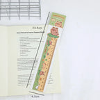 Cartoon Capybara Magnetic Bookmark Ruler Cute Irregular Drawing Ruler for Students Creative Kawaii Kids School Stationery