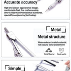 Stainless Steel Multifunctional Drafting Drawing Compass/Lead Core Math Geometry Circles Tool Durable Supplies 8600 / 8601