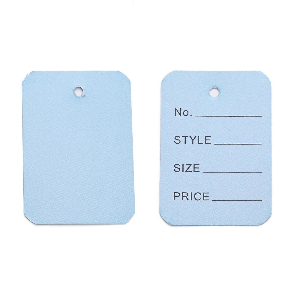 3.5x5cm 100PCS Price Tags Clothing Tag Multi-Colors Merchandise Marking Tag Display Label for Product Jewelry Clothing Tags