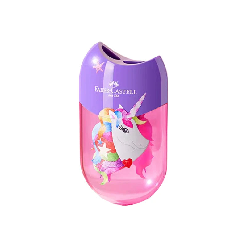 FABER CASTELL Double Hole Elliptical Pencil Sharpener Portable Pen Sharpener Pencil Sharpener Student Specific Pen Sharpener
