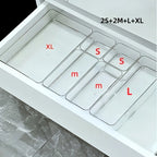 Cosmetic and Stationery Storage Box, Suitable for Makeup,Office Supplies, Home Storage, Desk & Drawer Organizer for Home Storage