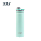 TYESO Thermos Bottle Car Insulated Flask Water Tumbler for Outdoor Sports Travel Vacuum Flasks Stainless Steel Thermal Cup