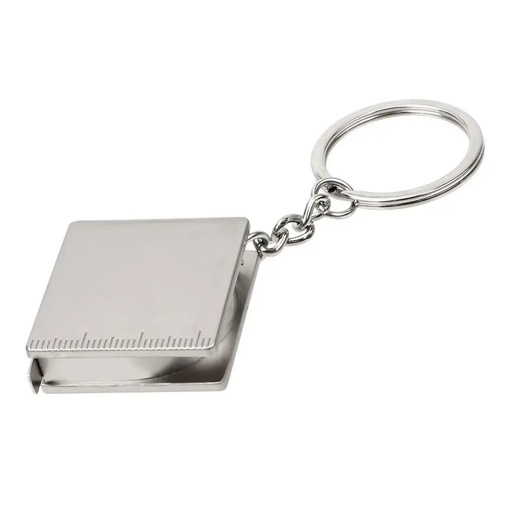 Keyring Measure  Keychain  Retractable Ruler Gauging Tool Measuring Tools Tape Measures