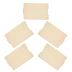 5Pcs Manila File Folders Beige Pressboard Letter Size Document Folder for Office Document Storage School Supplies Home Filing