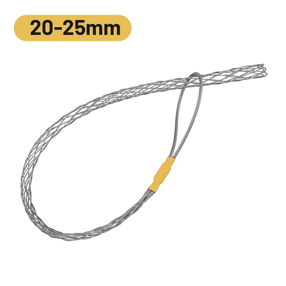 6 Colors Cable Puller Wire Grip Galvanizing Metal Cable Pulling Socks Mesh Puller Antislip Pipe Conduit Pull Net Cover 4-25mm