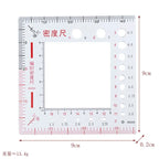 Yokoyama Acrylic Sewing Ruler For Patchwork Measuring Drawing Dressmaker Yardstick DIY Craft Quilting Cutting Accessories Tool