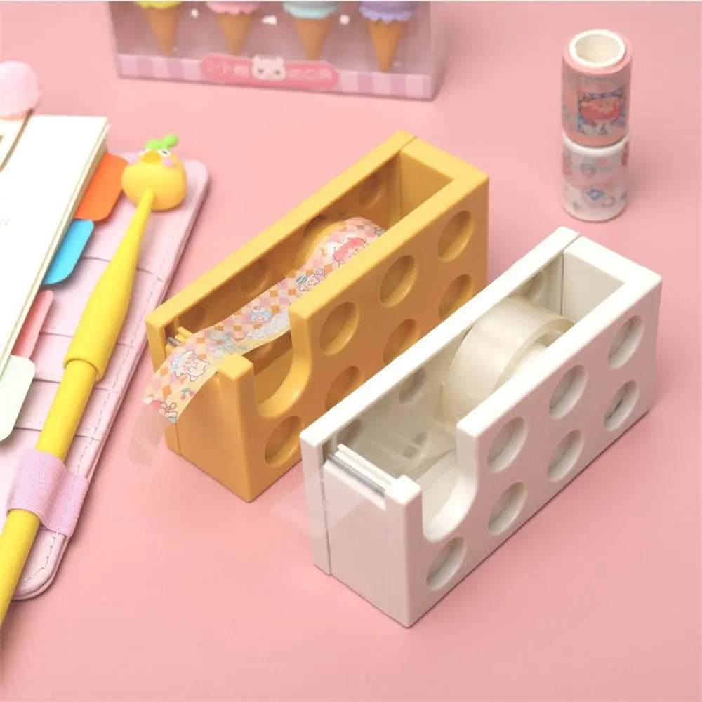 Building Block Adhesive Tape Holder Paper Tape Masking Tape Tape Dispenser Multi-color Plastic Roller Tape Holder