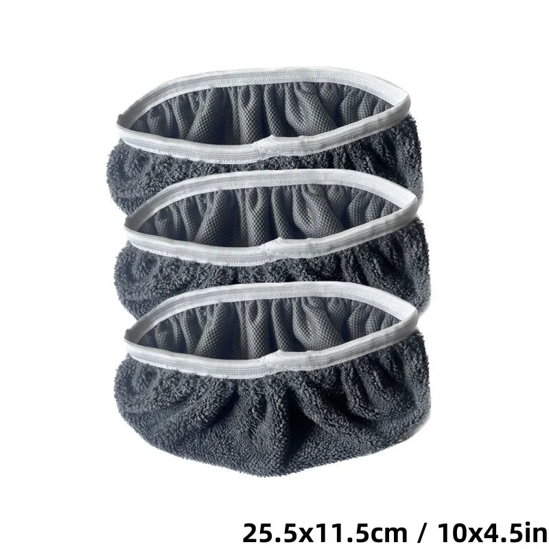 Kitchen Cleaning Accessories Flooring Cleaning Cloths Mop Head Replacement Washable Rag Towel Reusable Microfiber Mop Pads