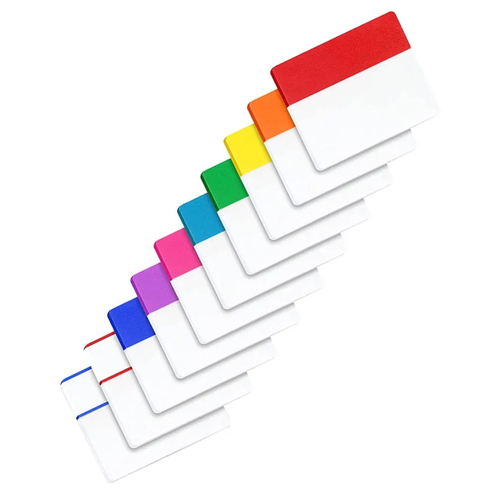 10 Waterproof Writable Semi Transparent Index Tabs Sticky Tabs for Books Notebooks Organizing Files Page Markers