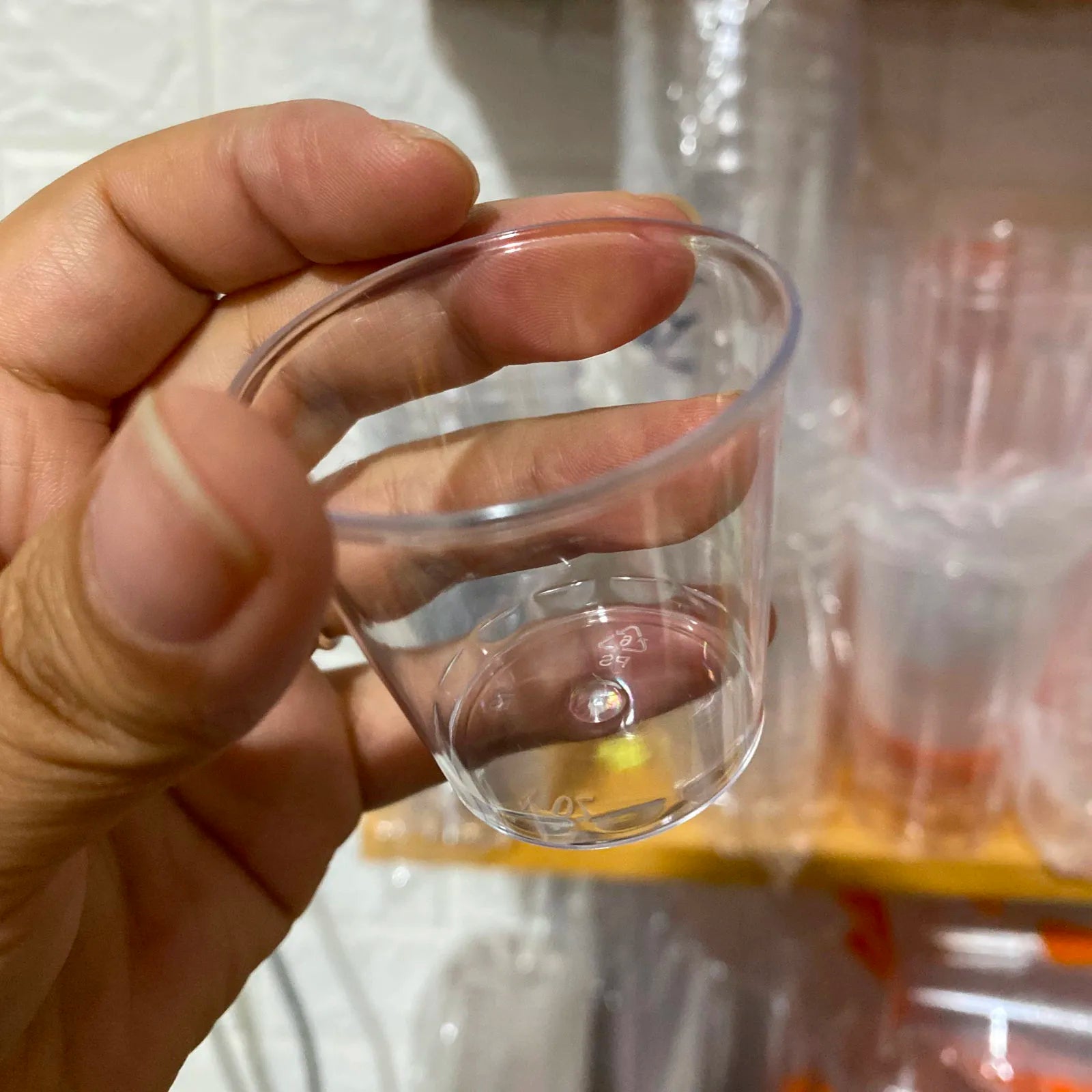 50-300 pcs 30ml Eco-friendly Clear Plastic Disposable Party Shot Glasses Jelly Cups Tumblers Birthday Kitchen Accessories