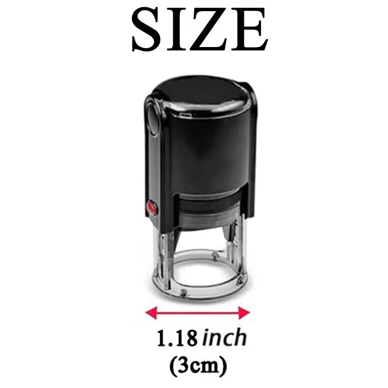 Custom Self-Inking Stamp With Your Own Logo,Photosensitive Ink / Rubber Stamp,Personalize Your Logo Multiple Ink Color Option