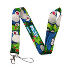 Japanese Anime Monsters Neck Strap Lanyard for Keys Keychain Badge Holder ID Credit Card Pass Mobile Phone Charm Accessories