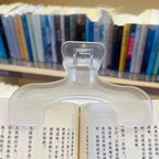 1Pcs Simple Fixed Book Clips Frosted Transparent Page Holder For Reading Tool Memo Clip Desk Accessories Practical Note Holder