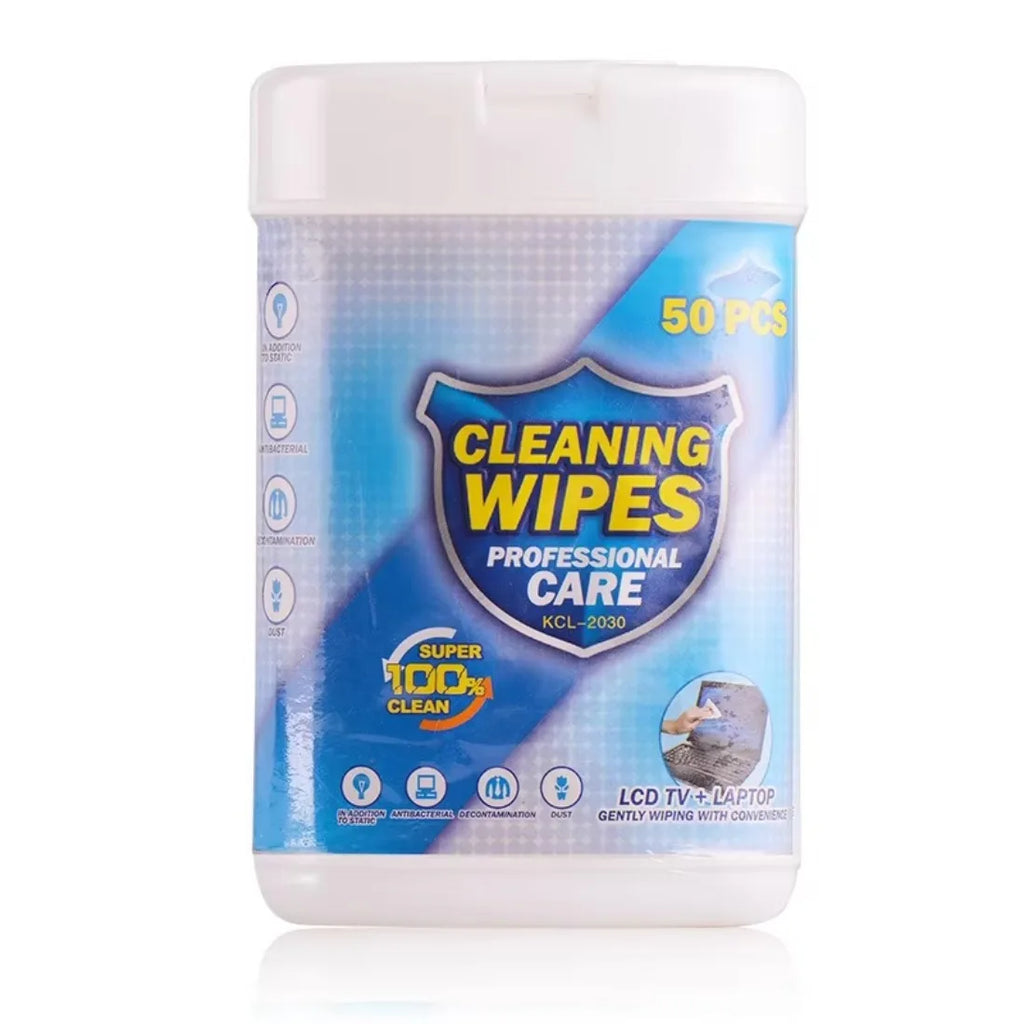 50PCS/Box Soft Anti-static Cleaning Wipes Wet Tissues For Computer Laptop LCD Monitor TV Mobile Phone Screen Digital Products
