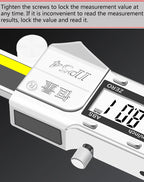 Premium External Groove Tip Digital Caliper Brake Disc Wear Measurement Tool Brake Pad Thickness Measurement Vernier Caliper