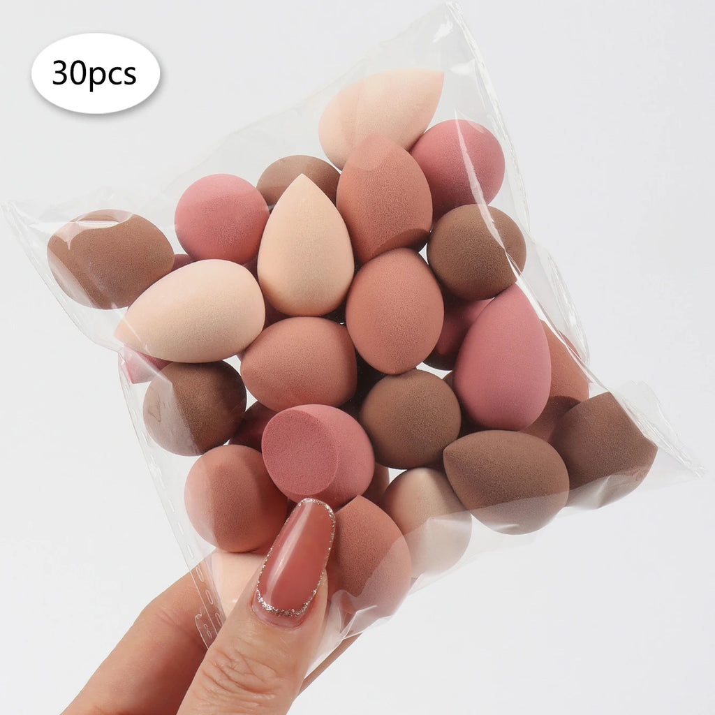 10/20/30/50/100Pcs Mini Makeup Sponge, Expands When Exposed to Water, Suitable for All Skin Types