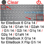 Keyboard cover for HP EliteBook 6 8 G2a G2i G1a G1q G1i 840 G11 G10 845 G9 X360 1040 G8 640 745 645 Silicone Protector Skin Case