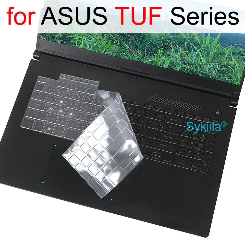 Keyboard Cover for ASUS TUF Gaming A15 A16 A17 A18 F15 F16 F17 FX507 FX607 FA608 FA808 FX608 Silicone Protector Skin Case 15 16