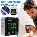 Digital Level Angle Finder Box 360 Degree Measurement Professional Protractor Inclinometer Dual Magnetic Electronic Level Gauge