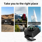 Portable Outdoor Hiking Car Compass Navigation Dashboard Ball Shaped Compass for Boat Vehicle Cycling Direction Pointing Guide