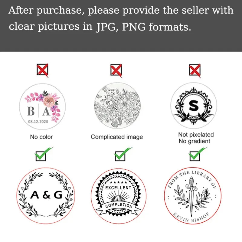 Book Wedding Embosser Stamps Customized Designs Personalized Embossing Stamp Custom Handheld Envelope Invitation Card Seals DIY