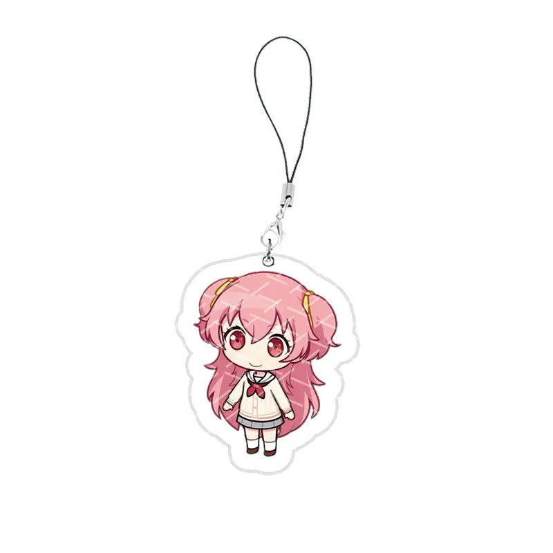 Anime Project Sekai Colorful Stage Mobile Phone Charms Acrylic PJSK Small Pendant Kusanagi Nene Len Rin Phone Chain Keychain