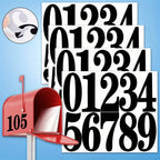 Digital stickers, mailbox stickers, and waterproof digital labels are used to mark house numbers and home office address numbers