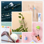 Silicone Thumb Wall Hook Cable Management Wire USB Organizer Clips Wall Hooks Hanger Storage Holder For Kitchen Bathroom Home