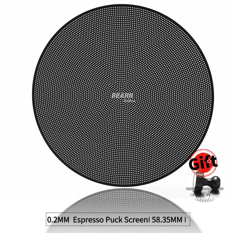 0.2MM Espresso Puck Screen Reusable Coffee Filter Screen 51/53/58mm Heat Resistant Mesh Screen Portafilter Barista Coffee Tools