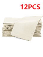 6/12PCS 40x40cm Cotton Linen Cloth Napkins Thickened Durable Placemat Reusable for Kitchen Dining Wedding Decoration
