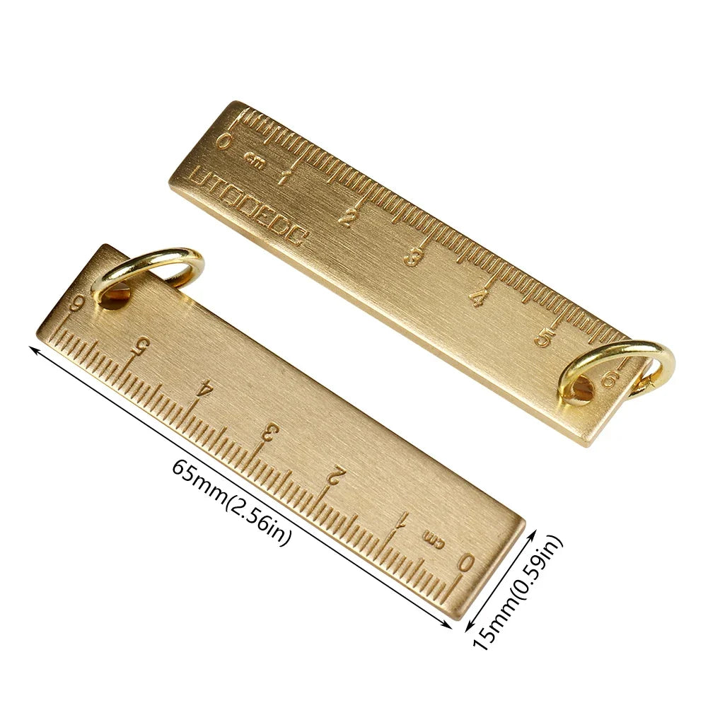 Key Ring Tape Measure Keychain Gauging Tools Retractable Ruler Pull Ruler Measuring Tools Stainless Steel Portable