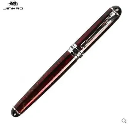 Jinhao X750 Classic Style Silver Clip Metal Fountain Pen 0.5 mm Nib Steel Ink Pens for Gift Office Supplies School Supplies